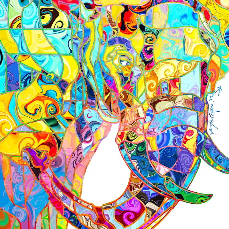 Elephant × Sherbet ice cream