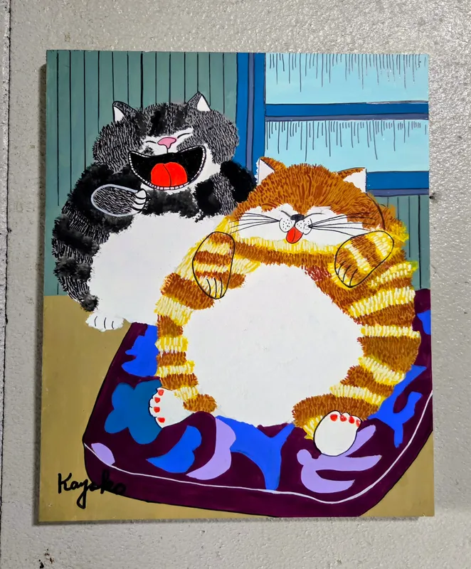 笑う猫には福来たる