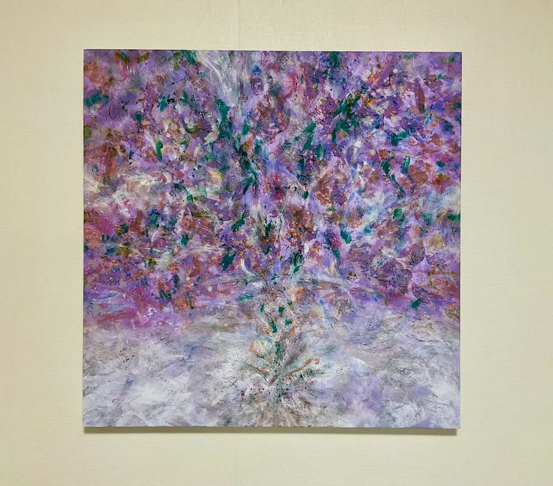 Textures 絵画のための星座　S10号　テレスコープ　ロマンティック　運命　流れ　気流